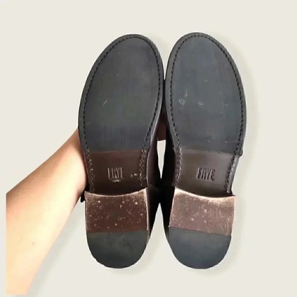 Frye Vicky Belt Buckle Leather Combat Ankle Boot - Picture 12 of 13